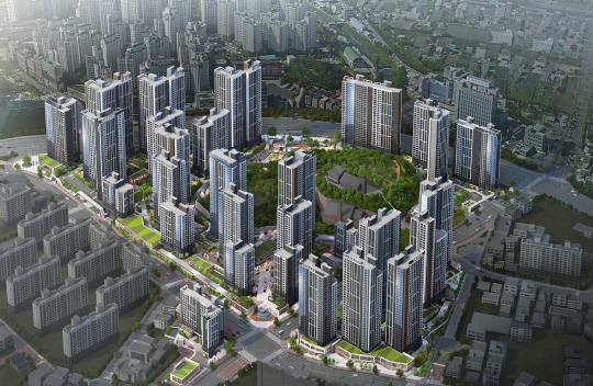 한강 수자인 오브센트 조감도
